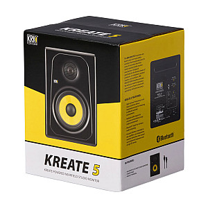 KRK Kreate 5 Powered Studio Monitors with 5" Woofer and Bluetooth